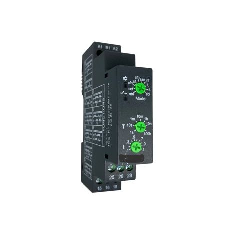 Relais temporisé RS PRO, 12 240V c.a., Rail DIN, 2 contacts ( Prix pour 1 )