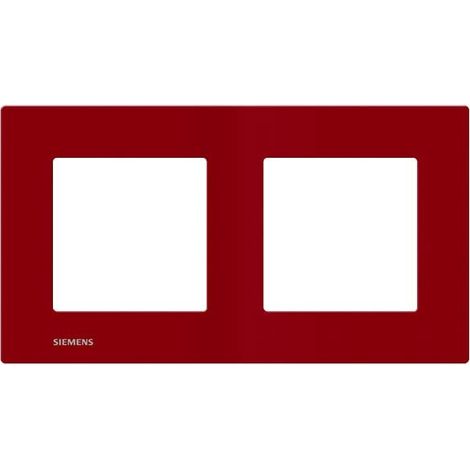 Placca interruttore Siemens delta viva modulare reversibile