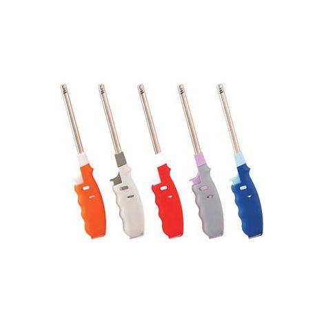 ACCENDIGAS A FIAMMA FLICKER- - cm.25, colori assortiti - 12 blister