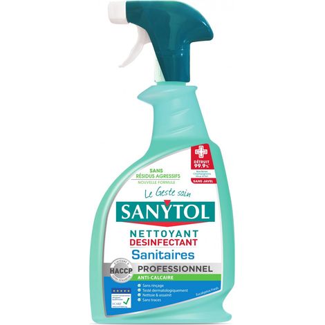 SANYTOL Limpiador Desinfectante Descalcificador 0,75L SANYTOL