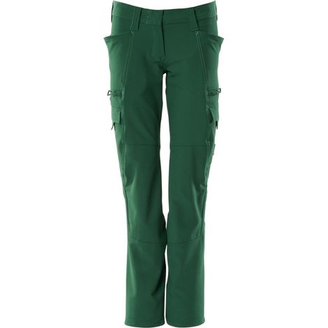 Mascot ACCELERATE Hose mit Schenkeltaschen Damenpassform PEARL Gr. 19 grün (1/5)