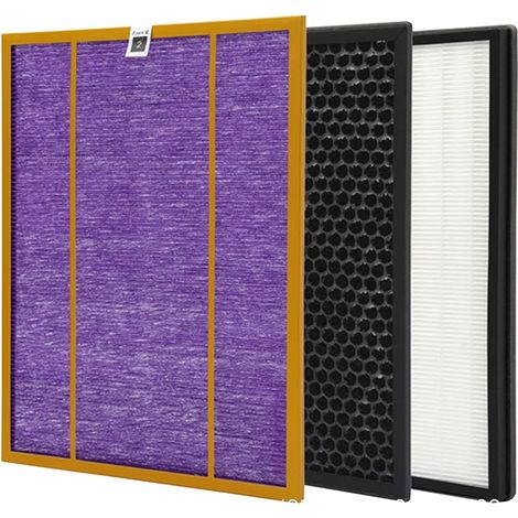 Lot de 3 filtres AC4141 AC4143 AC4144 pour Philips AC4072 AC4074 AC4083 AC4084 AC4085 AC4086 AC4014 ACP073 (1/5)