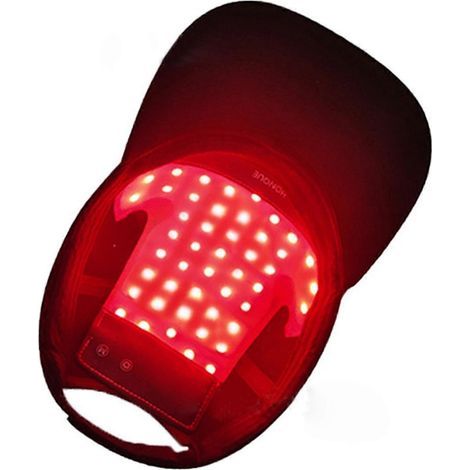Casque laser LLLT pour la repousse des cheveux : thérapie de repousse rapide et de prévention de la chute avec 48 LED - 3 niveaux, réglable (1/5)