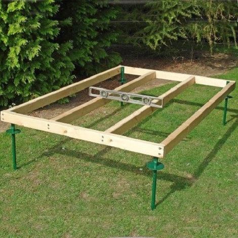 Shed Base Inc. Adjustable Spikes Approx 6 x 6 Feet