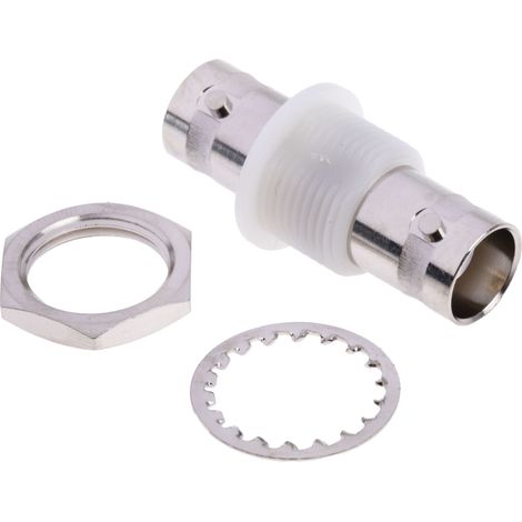 Adaptateur coaxial RS PRO BNC Femelle vers BNC Femelle, Droit, , 50O, 4GHz ( Prix pour 1 ) (1/3)
