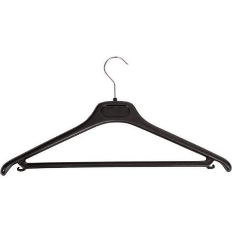 20er-Packung ABS-Kleiderbügel – Schwarz – 36 x 36 x 14 cm