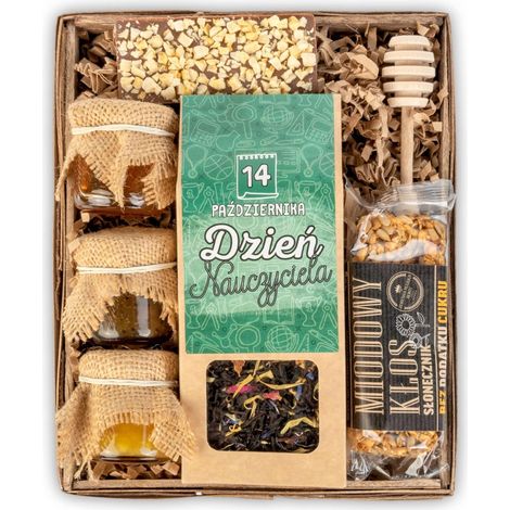 Geschenkkorb zum Lehrertag mit Süßigkeiten (Druck) (1/5)