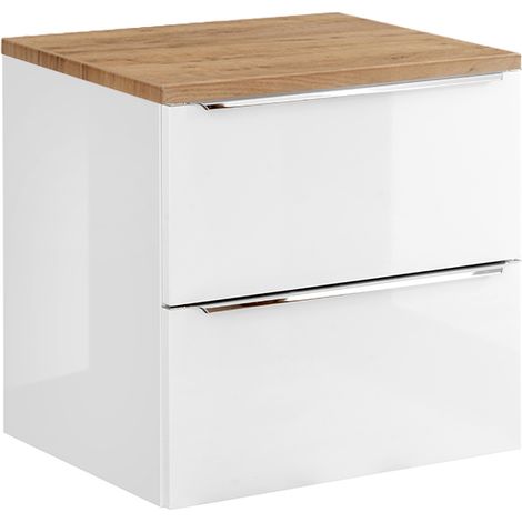 Mobile bagno senza lavabo April bianco 60cm (1/4)