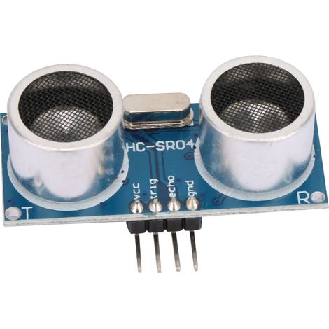 5 Stück HC SR04 Ultraschall-Entfernungsmessmodul Distanzmesssensor-Wandler für Arduino (1/5)