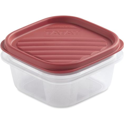 Boîte Alimentaire Plastique 0,3 L Flex, 10 x 10 x 5,5 cm (1/5)