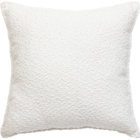 Coussin bouclette Soana blanc ivoire 45x45cm - Atmosphera créateur d'intérieur (1/5)