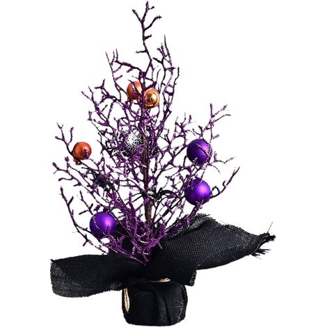 Couronne De Citrouille Halloween - Décoration Murale Pour Porte - Branches Séchées Simulées - Noir - 1 Pièce (1/3)