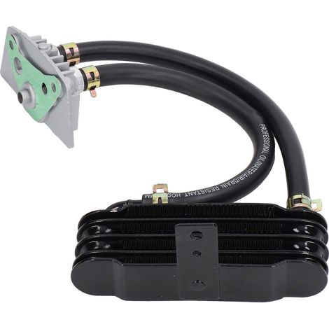 Radiateur d'huile moto en métal, refroidisseur rapide moteur et transmission pour moto 50-150cc, courbe, refroidissement efficace (1/5)