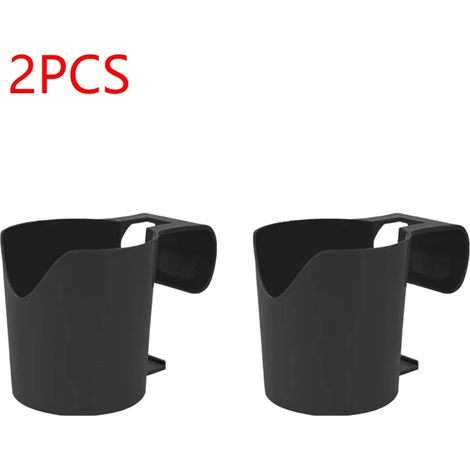 (Lot de 2 noirs) Porte-gobelets de piscine, support de rangement sans perçage pour bouteilles, porte-verres à bière et à boissons pour bassin et spa (1/5)