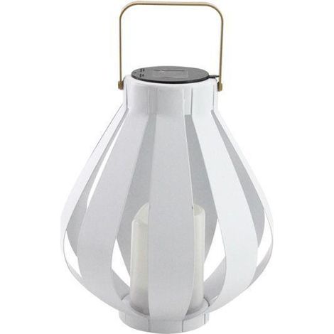 Lanterna solare a LED Ahobro 2200K IP44 bianca Goldlux (1/3)