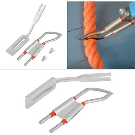 Lame de couteau chauffante électrique portative avec pied de coupe pour couper les cordes en nylon et autres tissus. (1/5)