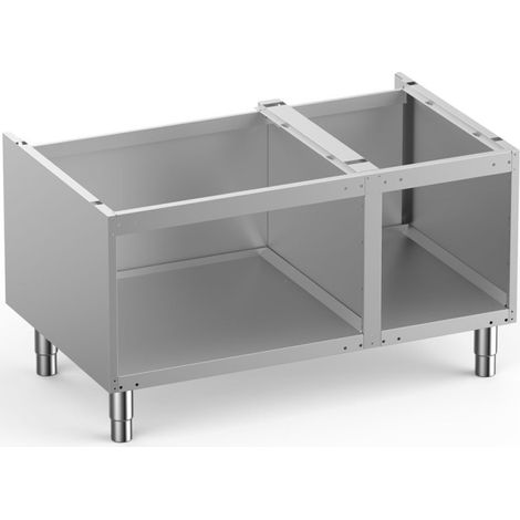 Soubassement ouvert sur pieds réglables inox - Diamond