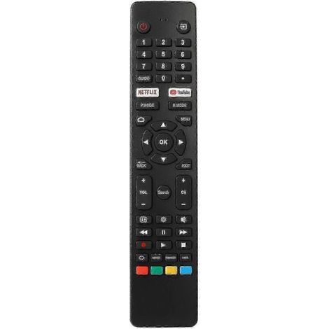 Télécommande de remplacement pour téléviseur intelligent VEON Polaroid LCD LED sans fonction de commande vocale. prête à l'emploi.