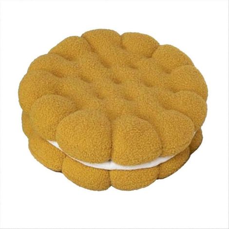 Coussin rond décoratif en peluche, coussin de sol, tapis de yoga et de méditation - B (1/5)