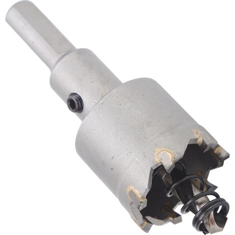 Jeu de scies cloches TCT avec alésoir en carbure pour tôles épaisses, adapté aux électriciens (Ø 30–38 mm, Ø 36 mm) (1/5)