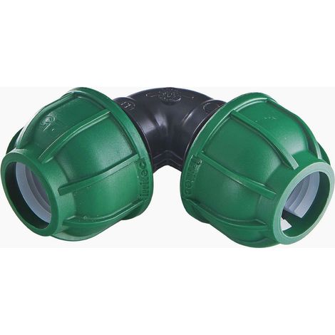 raccordo/gomito di 90 gradi per tubi da 25 mm.