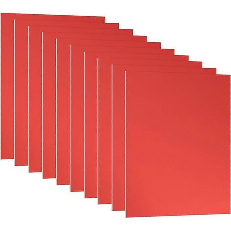 Plaque rectangulaire en aluminium anodisé 3,3 x 2,1 x 1/32 pouces, 10 pièces (1/5)