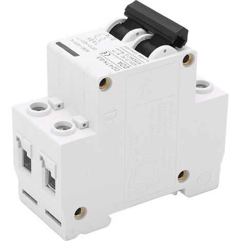 Disjoncteur miniature BAOYIDZ47X-63 20 A 400 V AC/DC 2P pour systèmes photovoltaïques à panneaux solaires, montage sur rail DIN (1/5)