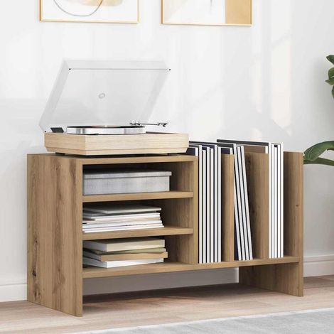 Schallplattenschrank mit Regal Artisan-Eiche 78,5 x 35 x 45 cm