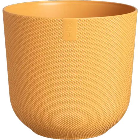 VASO JAZZ ROUND Ø19XH18CM GIALLO AMBRA (1/5)
