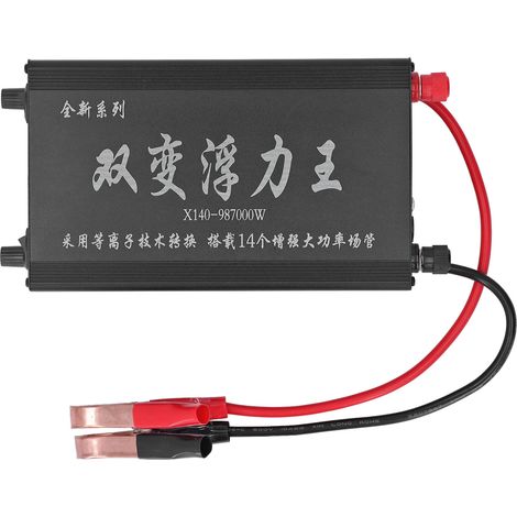 Convertisseur de tension intelligent 12V DC à inverseur double à noyau de cuivre pur, transformateur de courant continu à régulation automatique (1/5)
