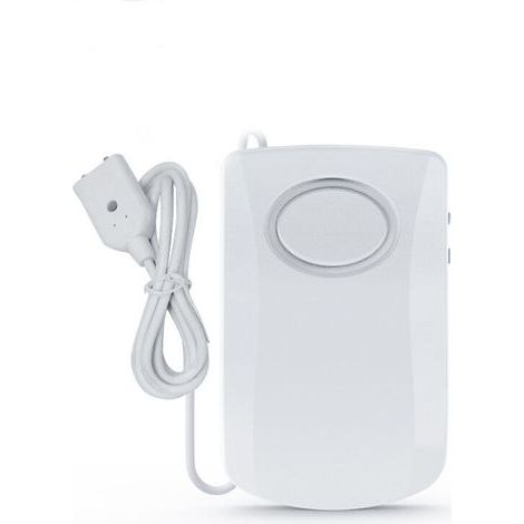 Détecteur de Fuite d'eau, Détecteur Inondation Intelligent 130dB, Détecteur d'eau Capteur d'alarme d'eau sans Fil(1 pcs,blanc) (1/3)