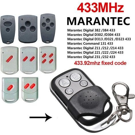 Télécommande et récepteur pour porte de garage, accessoire de commande automatique (1/5)
