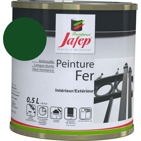 Pintura antióxido verde Jafep 0,5 L