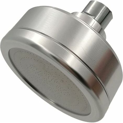 royaluxe -Pomme de douche fixe haute pression 8cm rond Acier inox Rechange de la douche (1/5)