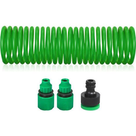 Tuyau d'arrosage flexible de 7,5 m pour douchette de jardin, tuyau de jardin extensible pour arrosage du jardin, animal domestique.