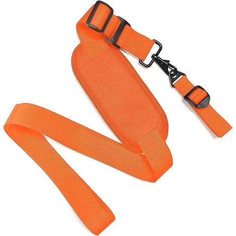Gartengeräte-Tragegurt – Schultertragegurt – komfortabel und strapazierfähig – verstellbare Größe – 30 x 11 x 3,5 cm – orange (1/5)