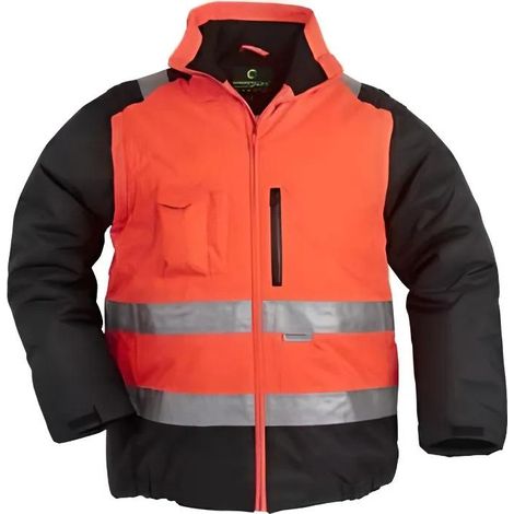Coverguard HI-WAY Chaleco de seguridad naranja fluorescente alta visibilidad