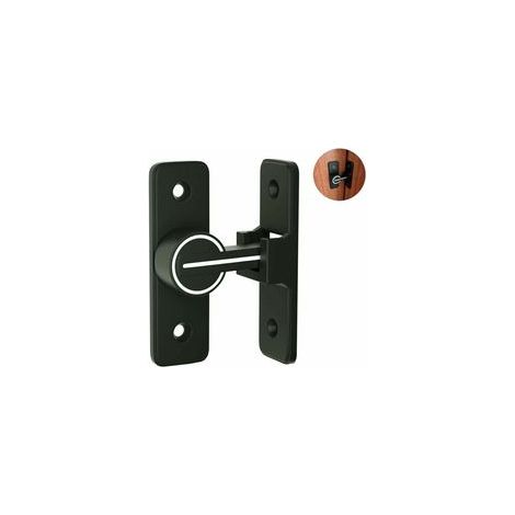 Cerradura interior iluminada para puertas correderas – Pestillo de aleación de zinc – Antirrobo con cerrojo de 90° – Fácil instalación para puertas y ventanas