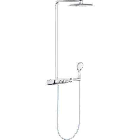 Colonne de douche hydromassante 360mm – Douche de tête XXL avec jets PureRain et Massage Trio – GROHE SmartControl – 26250LS0 (1/10)