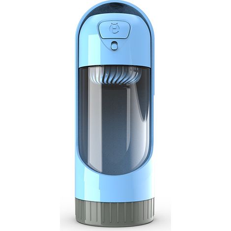 Blaue 300-ml-Trinkflasche für Hunde (1/5)