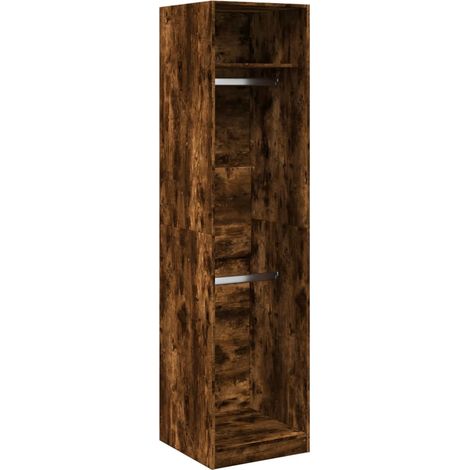 Maison Exclusive - Armadio Rovere Fumo 50x50x200 cm in Legno Multistrato