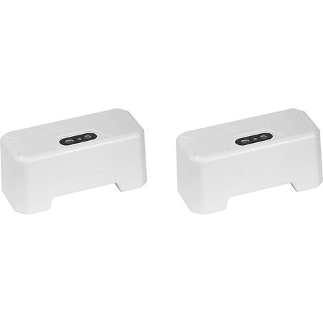 2 automatische Toilettenspülknöpfe, wiederaufladbarer externer Infrarot-Spülsensor (1/5)