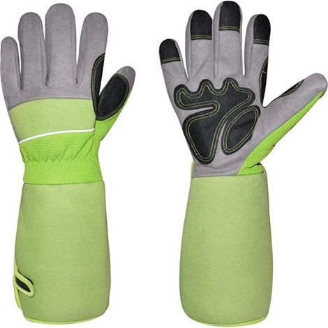 Filiyano-Gants de jardin en cuir pour hommes et femmes, souples et respirants, résistants à la perforation, cadeaux de jardinage avec écran tactile (1/3)