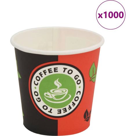 Gobelet à café jetable 1000 pcs Papier 120 ml (4 oz)