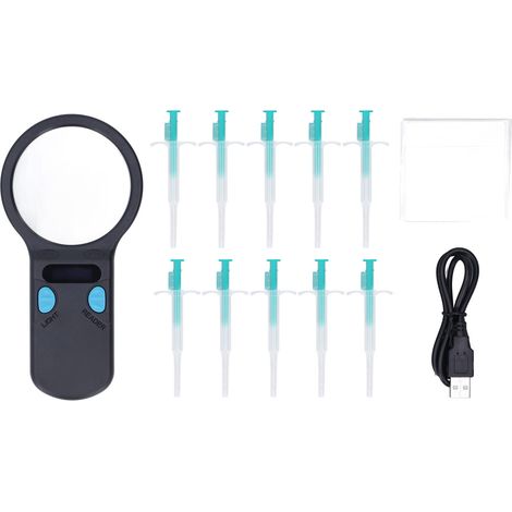 Lecteur de micropuce RFID EMID FDX B (ISO11784/85) pour animaux - Set scanner avec puces d'identification, gestion animale portable (1/5)