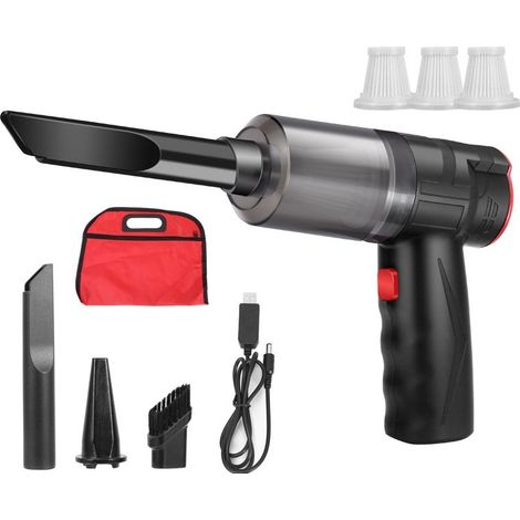 Mini aspirateur portatif sans fil rechargeable (1/5)