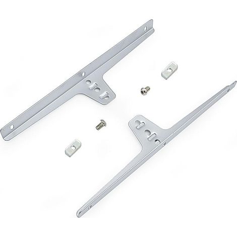 juego 2 soportes para estante basico f/direct r9006 fijacion rapida a la columna aluminio