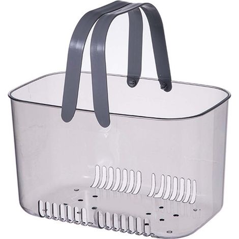 Panier De Rangement En Plastique - 26 X 15 X 15 Cm - Pour Salle De Bain Cuisine Et Dortoir - 1 Pièce (1/5)
