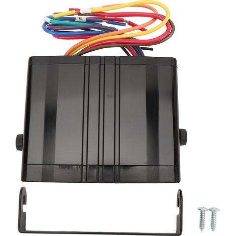 Scatola di interruttori a bilanciere a 6 vie, DC12V 40A, luce blu, multifunzionale, universale, adatta per auto, veicoli, barche, camper, SUV (1/5)