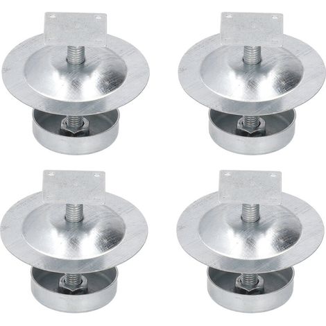 Juego de 4 patas de acero inoxidable a prueba de hormigas para colmenas, base para colmena de apicultura, soporte para colmena de apicultura para apicultores.